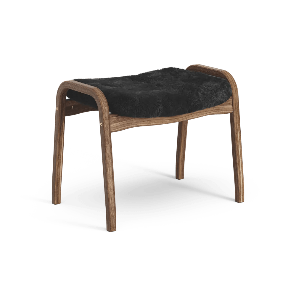 Lamino Footstool Walnut